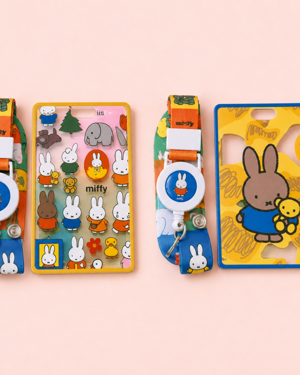 Miffy Retractable Lanyard & ID Card Holder Set